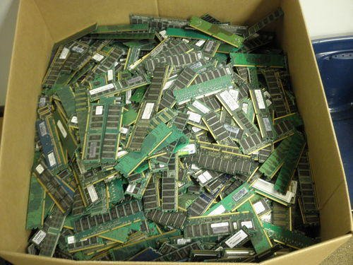 Computer Memory RAM for Scrap Gold Recovery