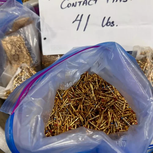 s-l1600-1 18.6 Kg (41 lbs.) High Gold-Plated Avionics Pin Contacts for Gold Scrap Recovery